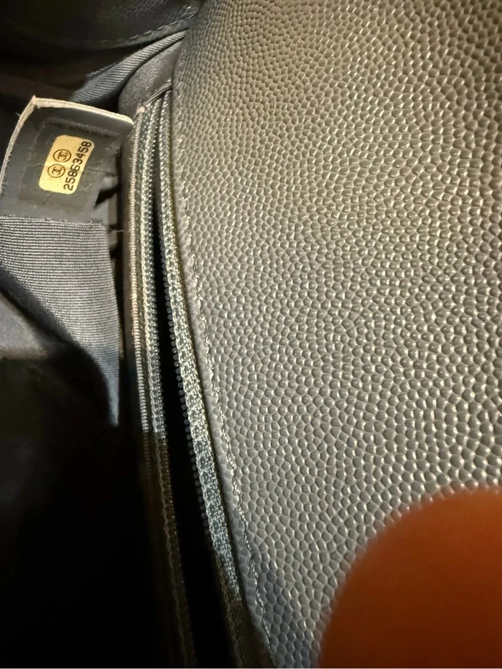 CHANEL Teal Chevron Shoulder Bag with Gold Chain